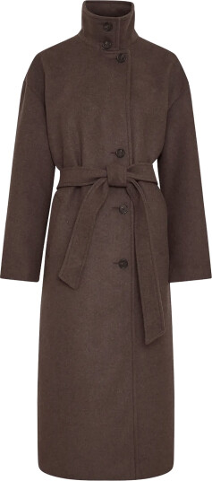 MSCH Copenhagen Mschkeola Secilia Wool Coat   Brown   S/M