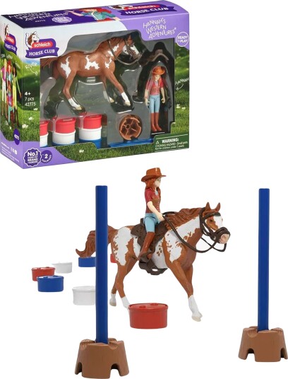 Schleich Horse Club Hannahs Vestlige Eventyr Lekesett med 7 Deler