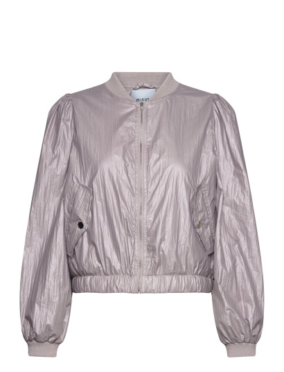 Minus Janice Metallic Bomber Jacket - Purple - 34 Minus Janice Metallic Bomber Jacket - Purple - 34