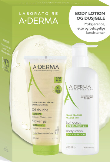 A-Derma Body Gavesett 1 sett