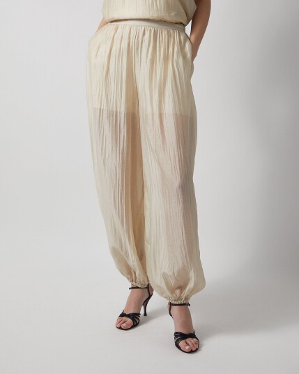 One & Other Trousers Hale Pant Beige 34