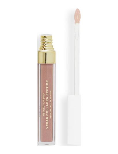 Revolution Beauty London Revolution Pro Vegan Collagen Peptide High Shine Lip Gloss Cashmere - Nude - 4 ML