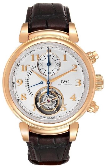 IWC Herreklokke IW393101 Da Vinci Hvit/Lær Ø44 mm IWC Herreklokke IW393101 Da Vinci Hvit/Lær Ø44 mm