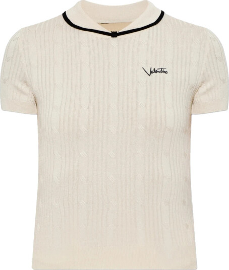 Valentino Garavani Dame Strikkevarer Hvit S,