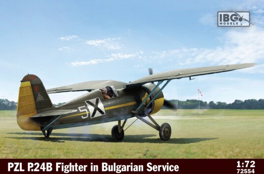 IBG PZL Bulgarsk Jagerfly Modellsett 1:72