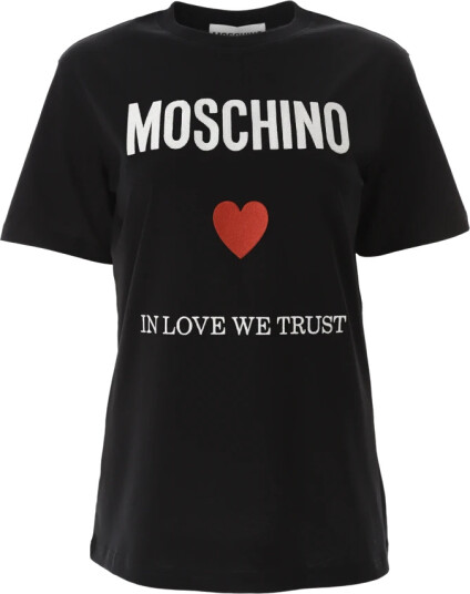 Moschino Dame Topper Svart L, Moschino Dame Topper Svart L,