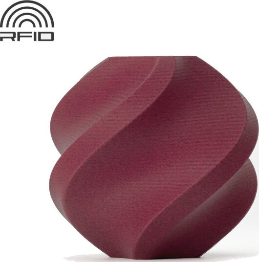Bambu Lab Bambu Lab PLA-CF Burgundy Red 14200 Med spole