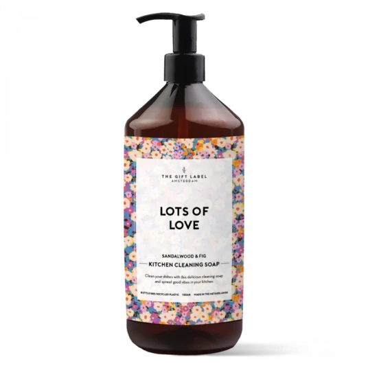 LOTS OF LOVE KJØKKENRENGJØRINGSSÅPE 1000ML BRUN
