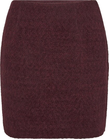 ROTATE Boucle Mini Skirt ZINFANDEL COMB. 34