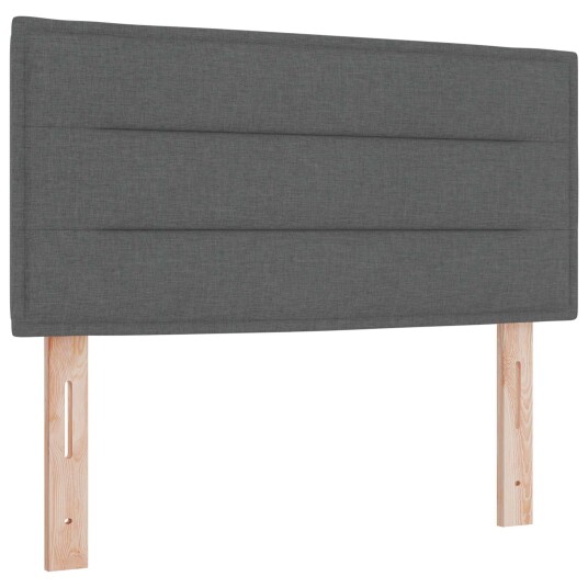 LED Hodegjerde Linje Design Mørk Grå 90 cm Stoff
