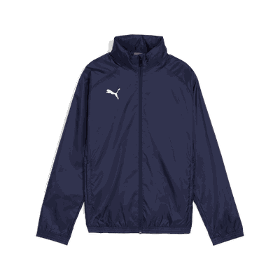 Puma teamGOAL All Weather Jacket allværsjakke junior Dark Blue 164