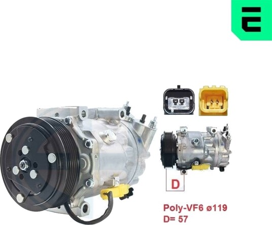 AC-kompressor ERA 670079