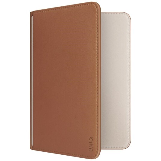 UNIQ Belmont Passetui med Apple Find My Karamell/Beige