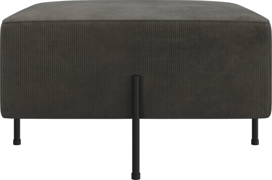 Menard Compact Sittepuff 70 cm Kvadratisk Mørkegrå