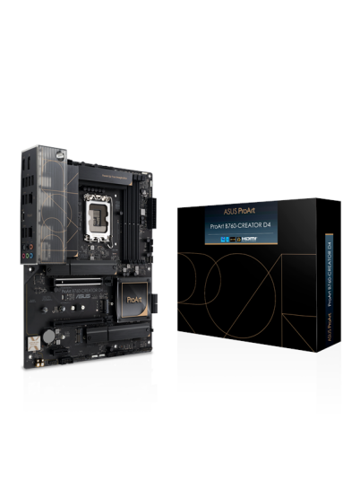 ASUS ProArt B760-CREATOR D4 Hovedkort - Intel B760 - Intel LGA1700 socket - DDR4 RAM - ATX ASUS ProArt B760-CREATOR D4 Hovedkort - Intel B760 - Intel LGA1700 socket - DDR4 RAM - ATX