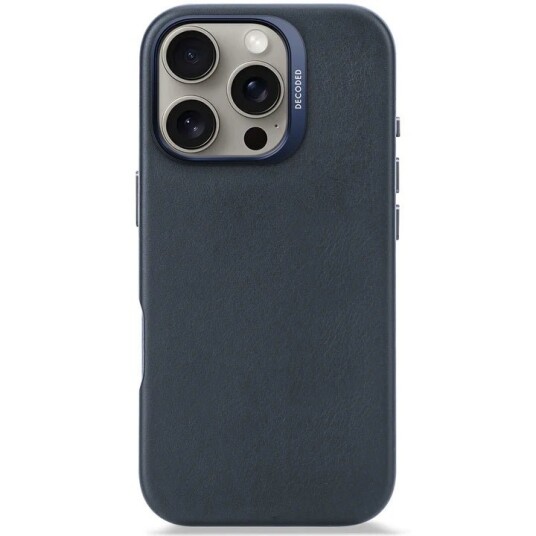 Decoded BackCover MagSafe Skinndeksel til iPhone 16 Pro   Navy