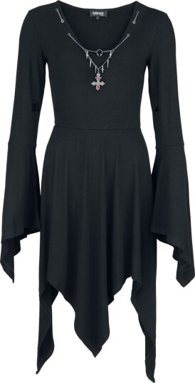 Gothicana by EMP   Goth Middellang kjole   Eternal Allure   S til XXL   Damer   svart