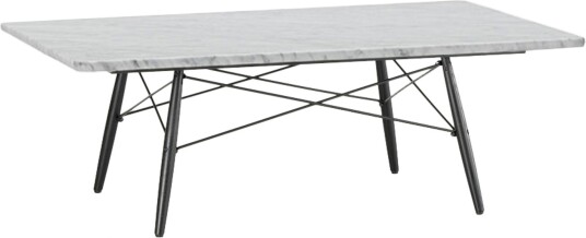 Vitra - Eames Coffee Table White Marble Sofabord Charles & Ray Hvit Metall/tre/stein