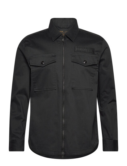 Replay Shirt Relaxed Regular Black S Replay Shirt Relaxed Regular Black S