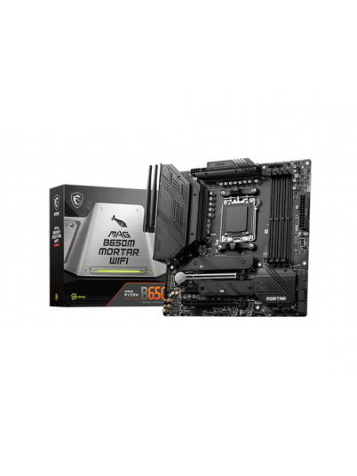 MSI MAG B650M MORTAR WIFI - AMD B650 - AMD AM5 socket - DDR5 RAM - Micro-ATX
