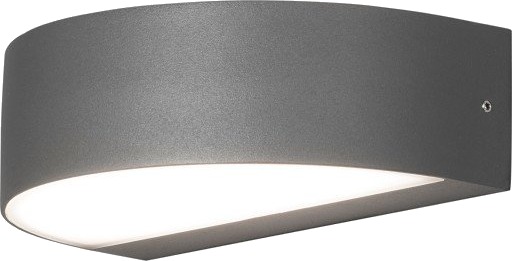 Konstsmide Monza vegglampe m/husnummer - Mørkgrå Konstsmide Monza vegglampe m/husnummer - Mørkgrå