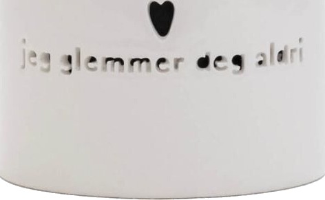 Sögne Home - Telysholder medium jeg glemmer deg aldri