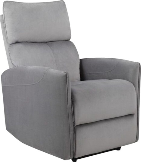 Recliner Pineto Grå, Fløyel/Metall/Tre - Grå, Fløyel/Metall/Tre Recliner Pineto Grå, Fløyel/Metall/Tre - Grå, Fløyel/Metall/Tre