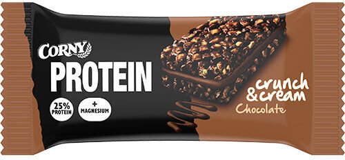 Corny Protein Crunch&cream Chocolate 35 gr Corny Protein Crunch&cream Chocolate 35 gr