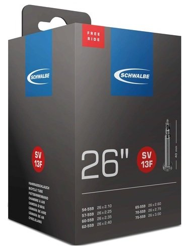 Schwalbe Sv13f, 40mm, Presta, 26 X 2,1-2,95" Slange