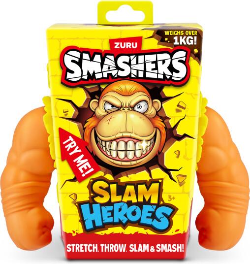 Smashers Slam Heroes Gorilla Figur Assortert Leketøy Brun