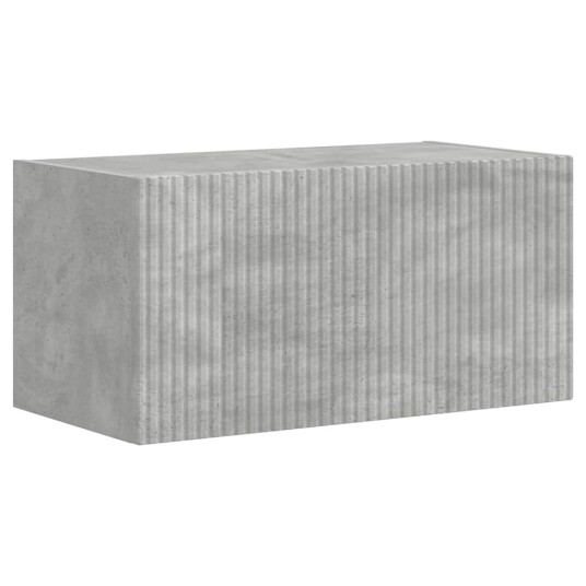 TV Veggskap 2 pcs Betong 60 x 31 x 29.5 cm Konstruert tre