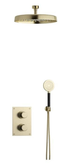 Tapwell Arm7268 Takdusj Innbygging - Takmontert Honey Gold / 85mm Ø300mm