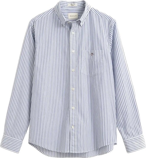 Gant Reg Poplin Stripe Shirt Blue S
