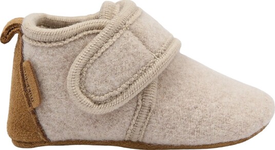 Mikk 4 Tøfler 1 Wool 2| Mikk line 27/28 Tøfler Beige Brun Hvit