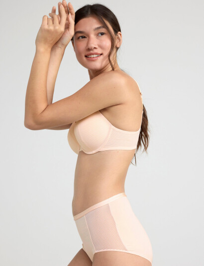 Lindex Bra Dahlia Micro Stripe Pink B x 75