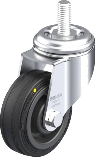 Blickle 638296 Lkra-Vpa 80K-El-Gs12 Styrehjul Fast Hjuldiameter 80 Mm Bæreevne Maks. 60 Kg 1 Stk