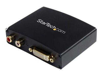StarTech DVI to HDMI Video Converter with Audio - Videokonverter - DVI - HDMI - svart