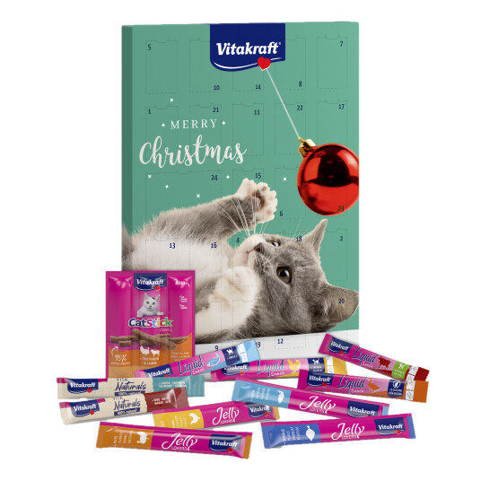 Vitakraft Adventskalender for katter med 24 godbiter - Helse og pels 2023