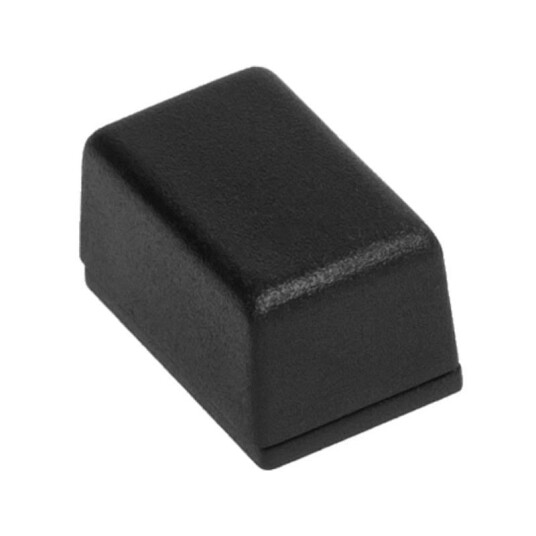 Liten plastkapsling IP54 26x17x15mm svart