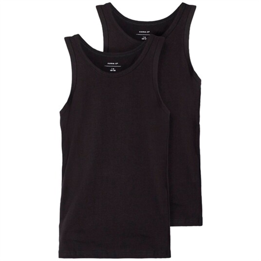 Name It Black 2-Pak Tank Topp Noos 134-140 Name It Black 2-Pak Tank Topp Noos 134-140