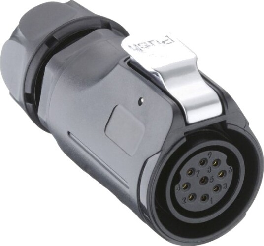 Lutronic 2640 09 T12cb Rundkontakt Rett Tilkobling 1 Stk