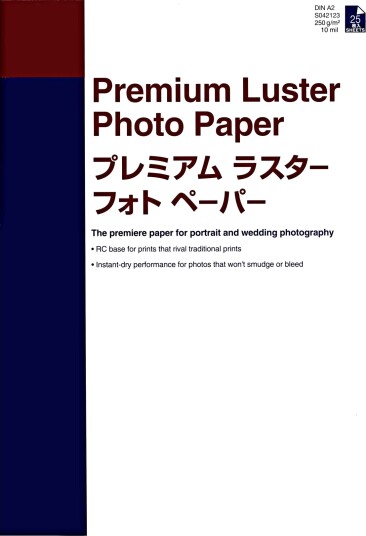 Epson Premium Luster Photo Paper - Glans - A2 (420 X 594 Mm) 25 Ark Fotopapir - For Surecolor P5000, Sc-P7500, P900, P9500, T2100, T3100, T3400, T3405, T5100, T5400, T5405