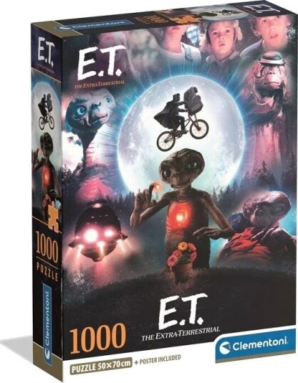 Clementoni Puzzle Compact Cult Movies 2026 E.T. 1000 pieces 2D Puslespill