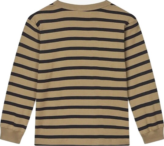 Mads Nørgaard Klassik Rib Elliot Ls Tee Brown 128