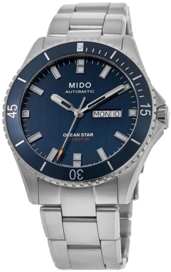 Mido Herreklokke M026.430.11.041.00 Ocean Star Blå/Stål Ø42.5 mm