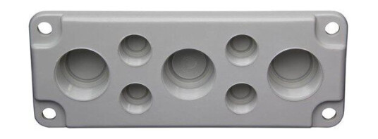 FIBOX Mb10017-pm / oezxc 1 cable gland plate set complete. FIBOX Mb10017-pm / oezxc 1 cable gland plate set complete.