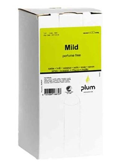 Plum Mild Håndsåpe uparfymert, 1400 ml, baginbox Plum Mild Håndsåpe uparfymert, 1400 ml, baginbox