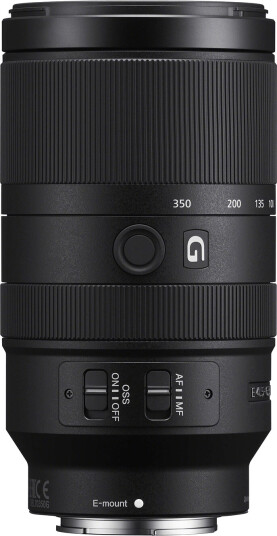 Sony E 70-350mm f/4.5-6.3 G OSS Telezoomobjektiv med 67mm Filterdiameter