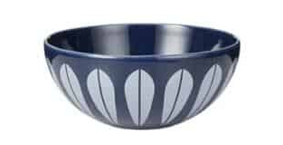 Lucie Kaas Lotus Skål 12 cm Dark Blue White Lucie Kaas Lotus Skål 12 cm Dark Blue White