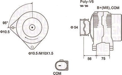 Dynamo MAGNETI MARELLI 063731904010